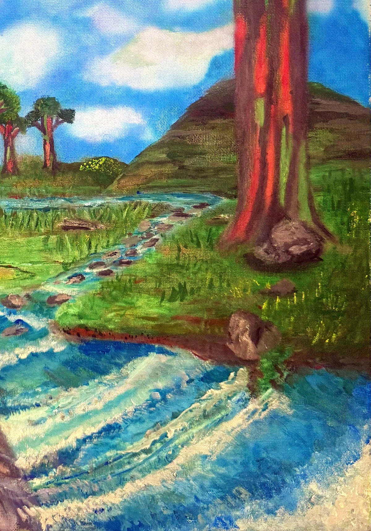 RAINBOW EUCALYPTUS TREES PRINT