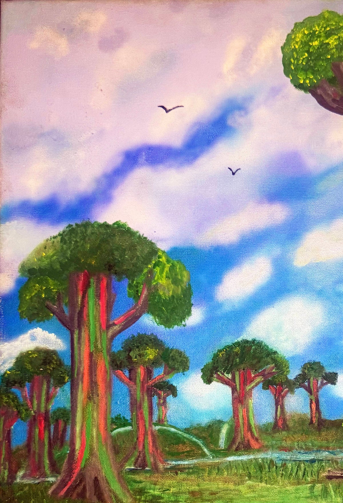 RAINBOW EUCALYPTUS TREES PRINT