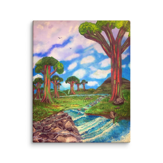 RAINBOW EUCALYPTUS TREES PRINT